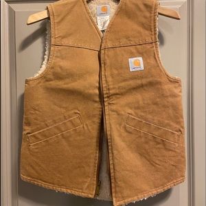 carhartt vest with shearling lining